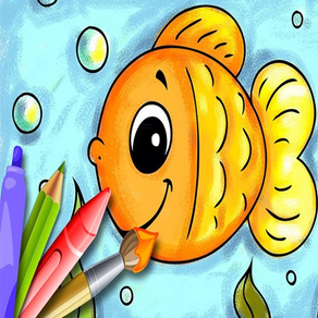 Kid Paint : Easy for Preschoolers,Children Draw,Baby Fun,Kids Train