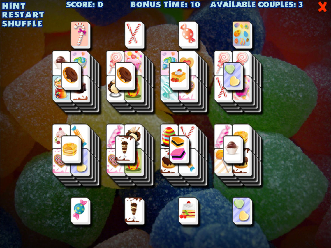 Mahjong Solitaire - Candy Style poster