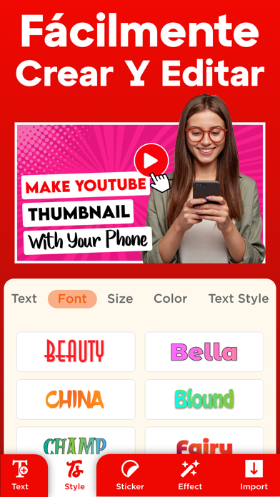 Crear Miniatura Para YT Studio الملصق