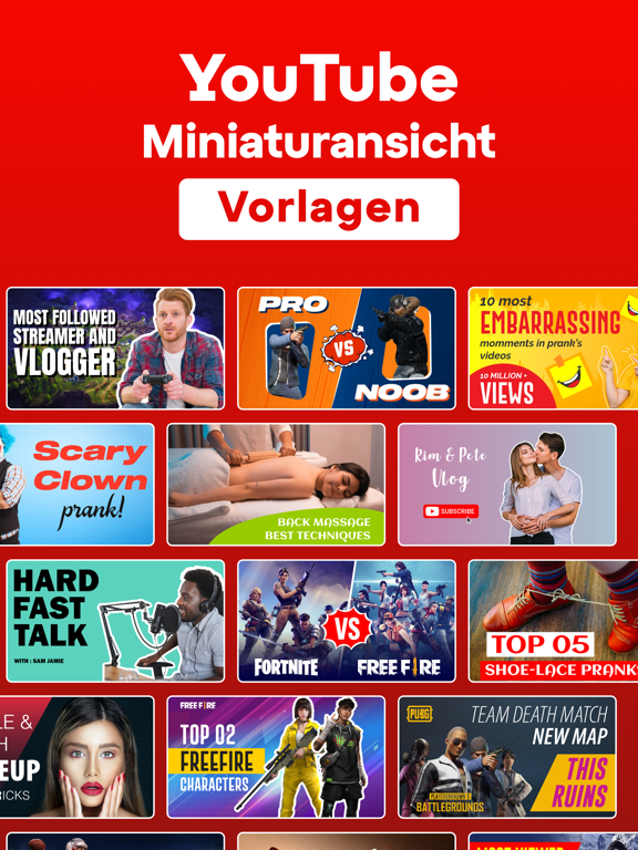 Thumbnail Erstellen Für YT Plakat