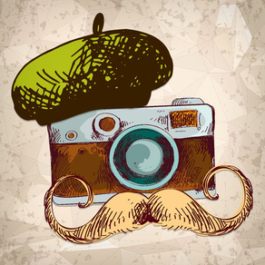 A Hipster Guy Photo Booth FREE - The Cool Effects Stickers for your Pictures