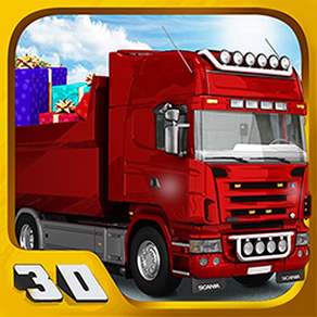Big truck simulator: Christmas gift