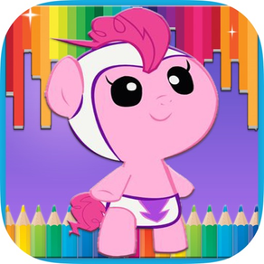 My Pony Coloring Book princesse pour les filles