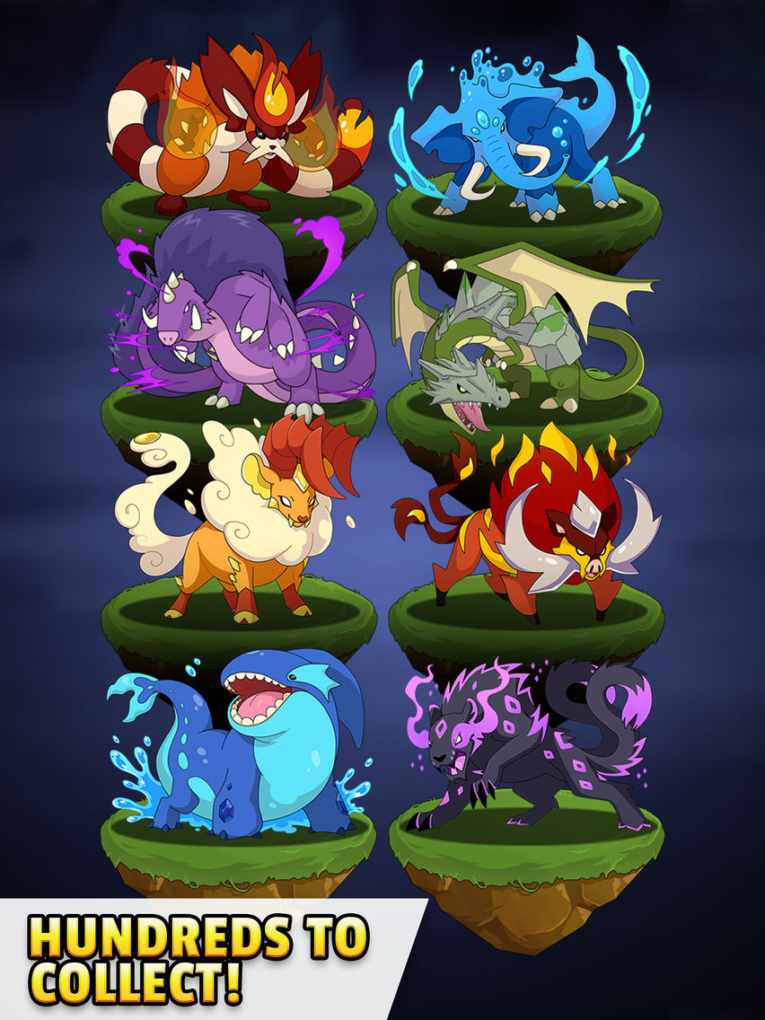 Dynamons Evolution: Puzzle RPG poster