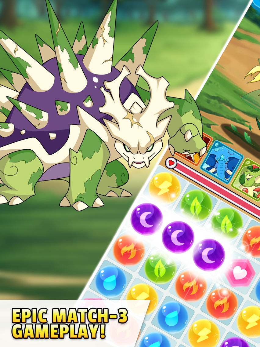 Dynamons Evolution: Puzzle RPG poster