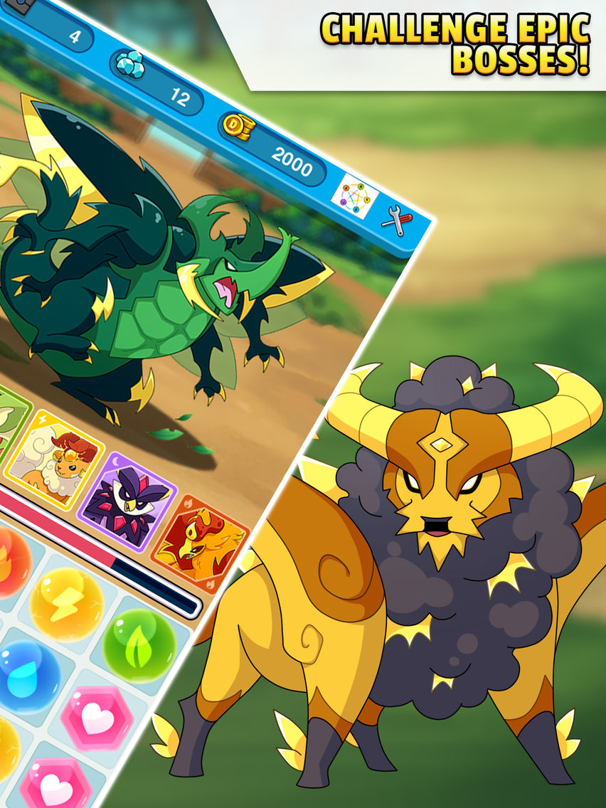 Dynamons Evolution: Puzzle RPG poster