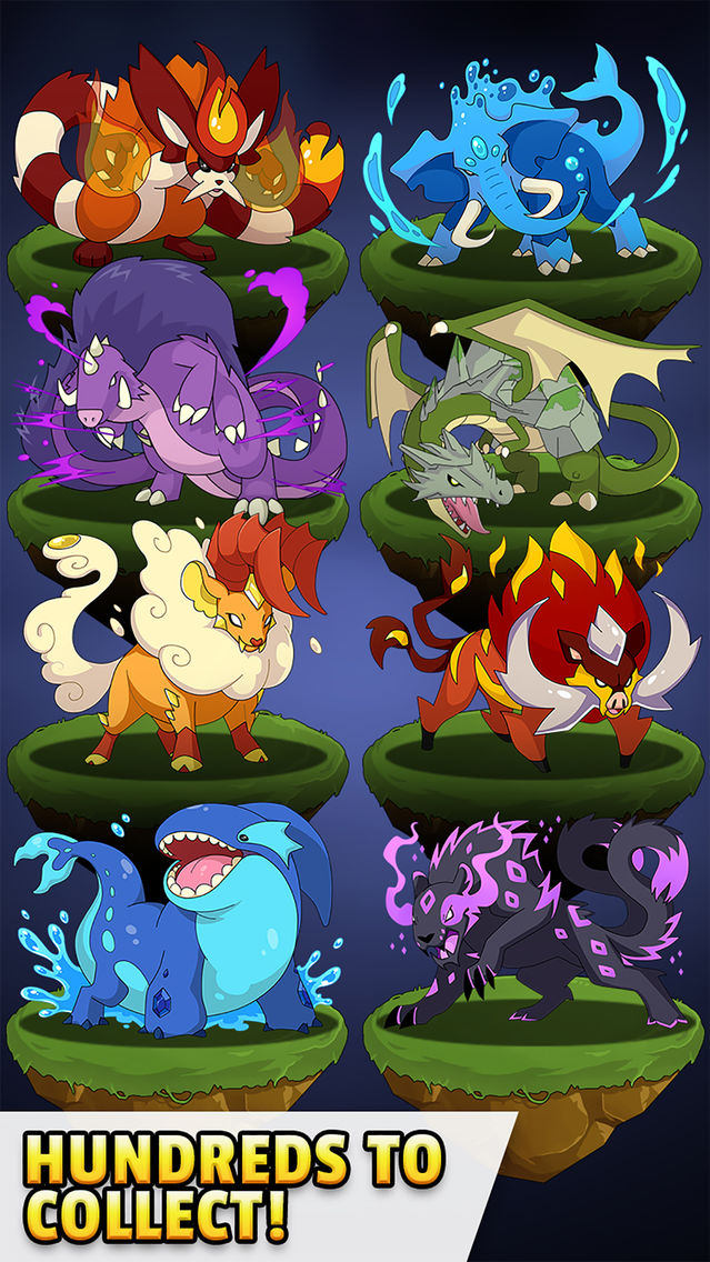 Dynamons Evolution: Puzzle RPG poster