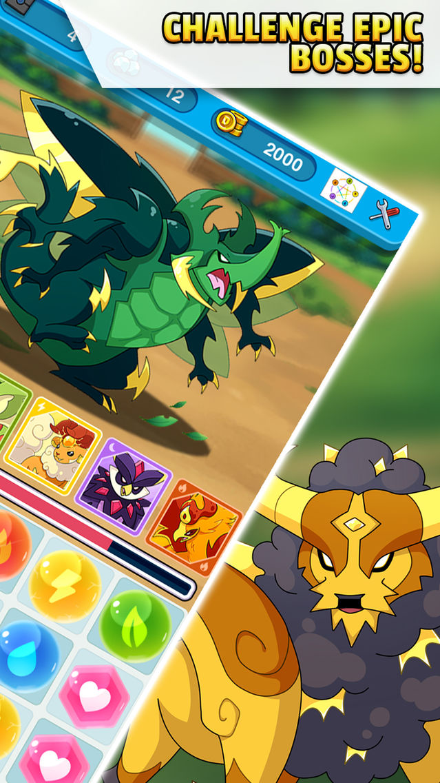 Dynamons Evolution: Puzzle RPG poster