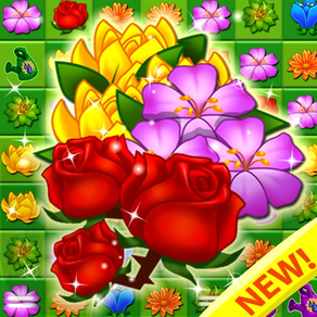 Blossom Garden - Free Flower Blast Match 3 Puzzle