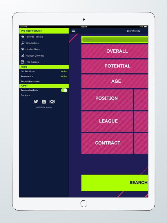 Player Potentials 18 poster