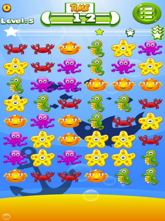 SEA Match Puzzle Game - Underwater World Cartaz