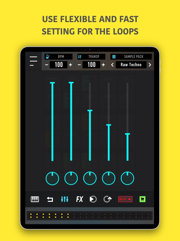 MixpadsDrum Pads DJ Mixer PRO for iOS (iPhone/iPad/iPod touch) Free