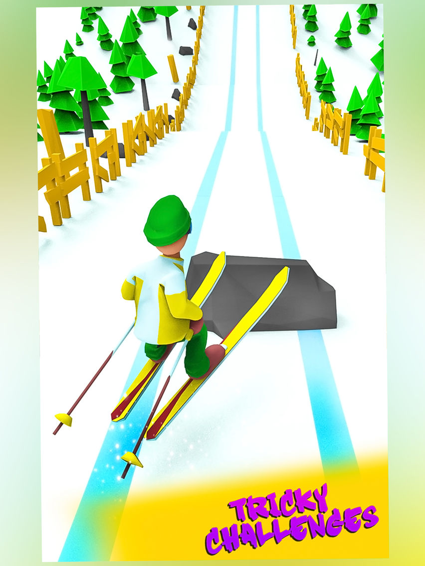 Ski Jump Tappy Obstacle Course Plakat
