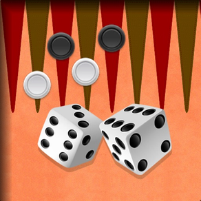 Klassische Backgammon -  kostenlos Deluxe Strategie-Brettspiel für Kind & Erwachsenen