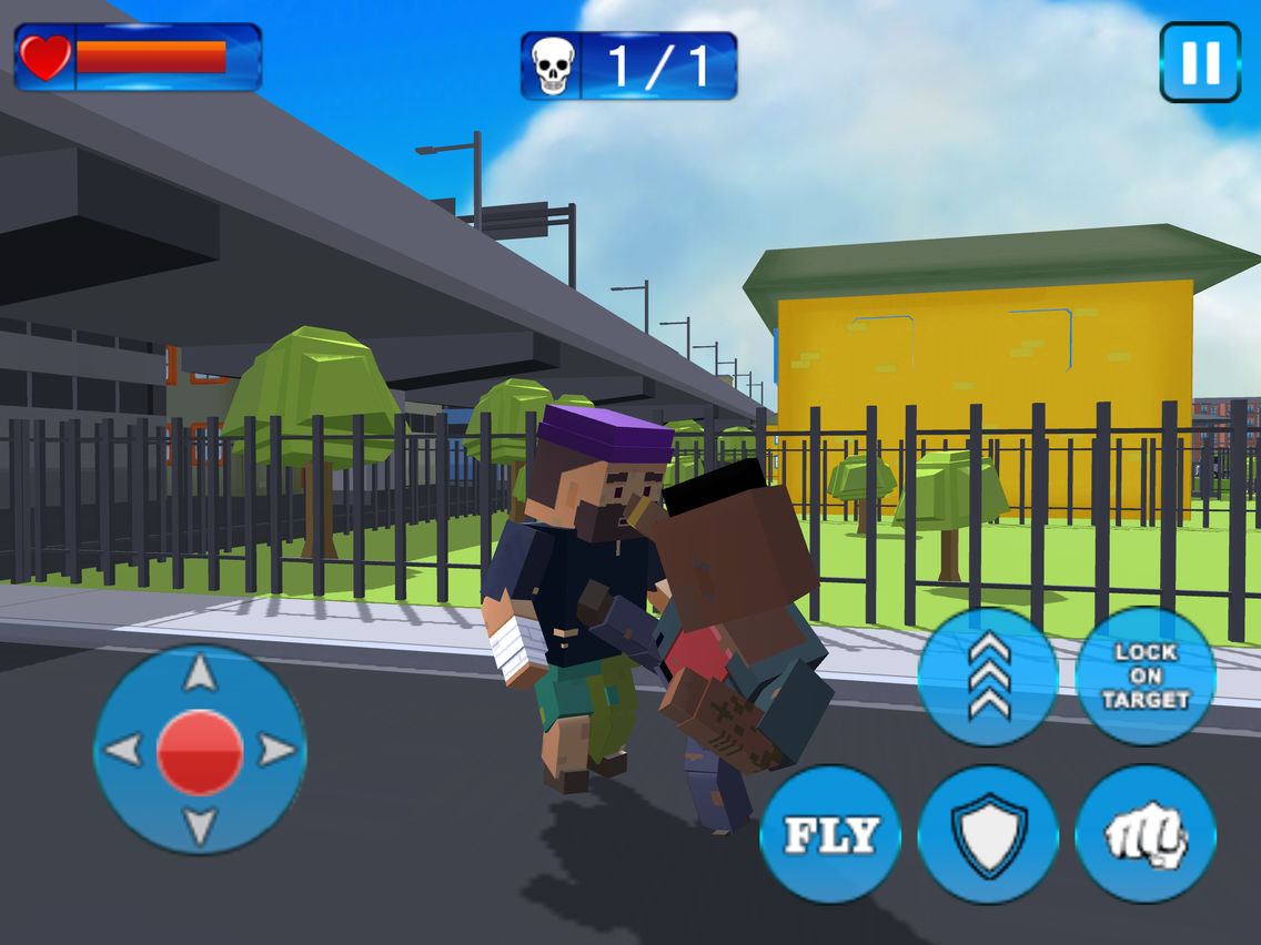 Blocky Gangster Crime War Sim poster