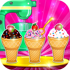 アイスクリームコーンのカップケーキ - お料理ゲーム