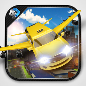 Flying Limo Taxi Simulator & Car flight test game