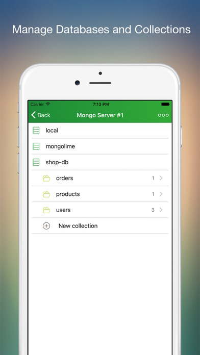 MongoLime - manage databases poster