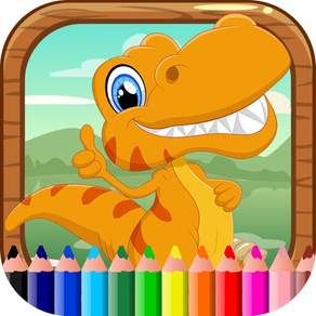 Livre de coloriage pour les dinosaures Les enfants