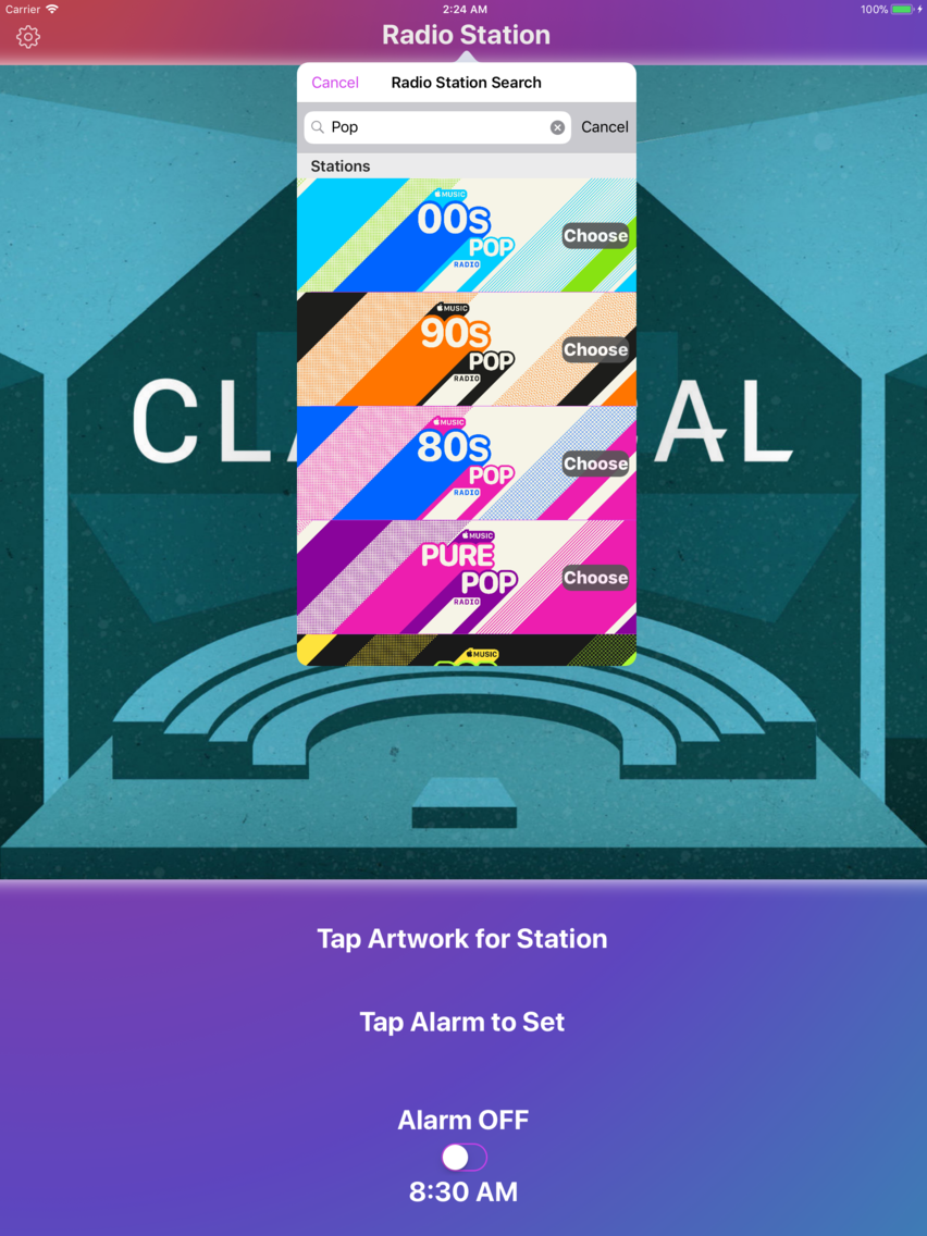 Radio Alarm for Apple Music poster