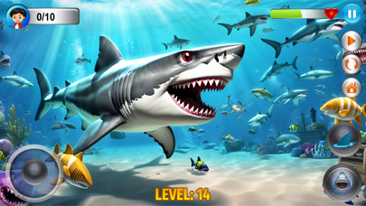 Angry Shark Simulator Games 3d poster