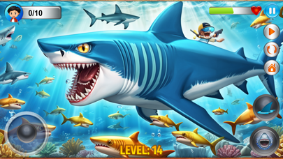 Angry Shark Simulator Games 3d poster
