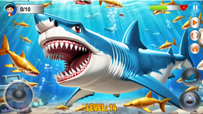 Angry Shark Simulator Games 3d poster