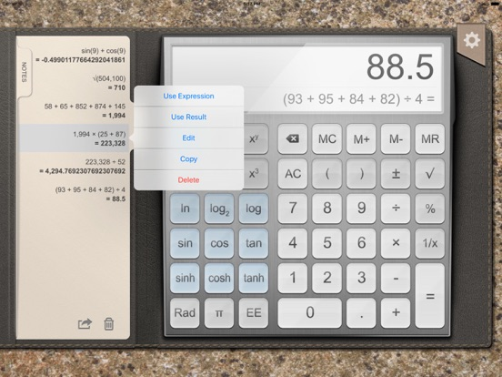 Calculator for iPad! poster
