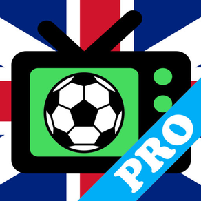 Football on UK TV PRO:  schedule of all football matches on Britain TV