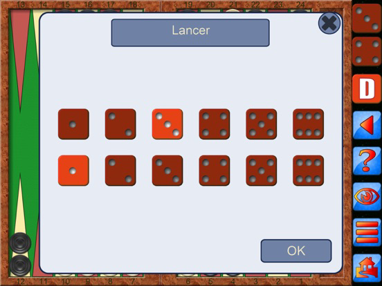 Backgammon V+, board king Affiche
