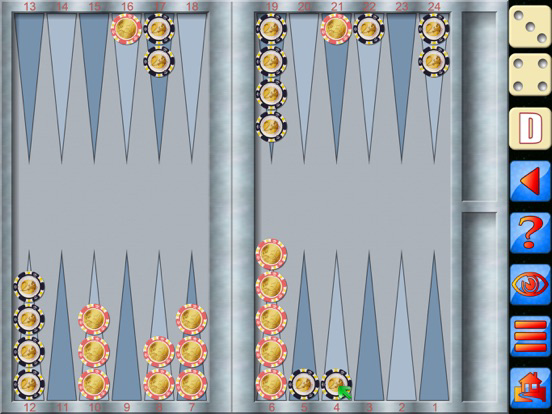 Backgammon V+, board king Affiche