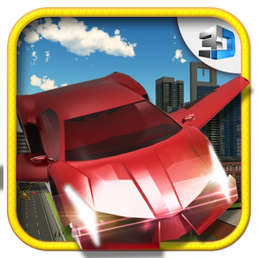 Volar simulador coches -Vuelo extrema juego prueba
