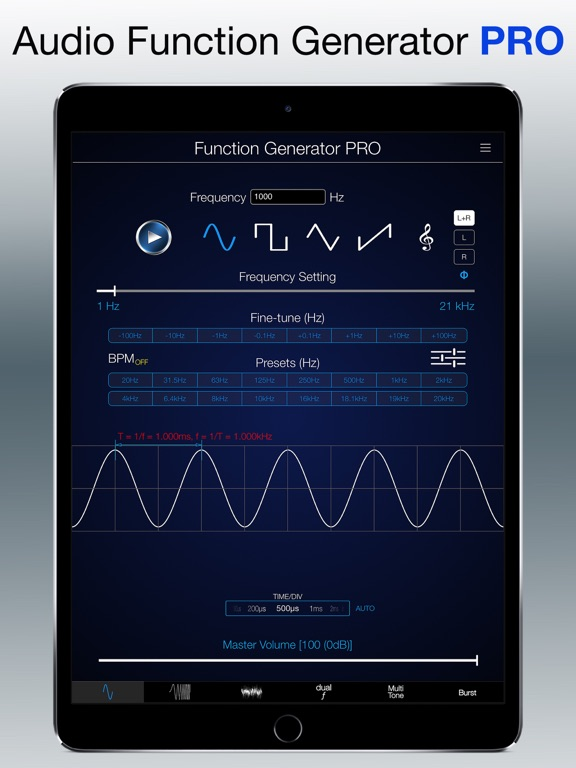 Audio Function Generator PRO poster