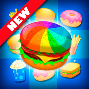 Match 3 Burger HD: Delicious Food Mania