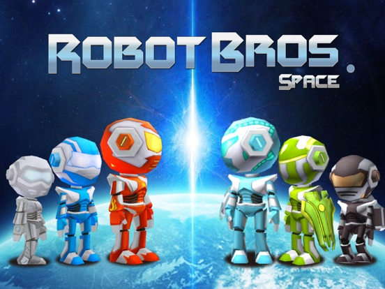 Robot Bros Space poster