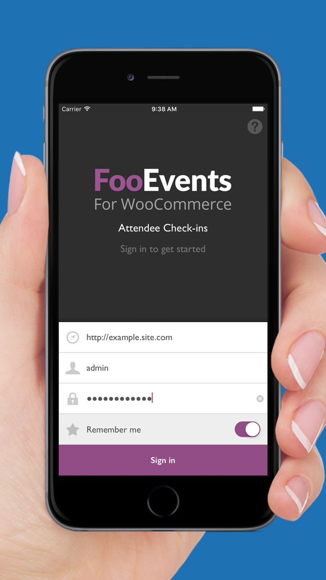 FooEvents Check-ins poster