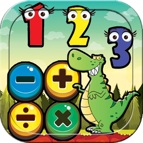 mathe-spiele lernspiele für kinder dinosaurier