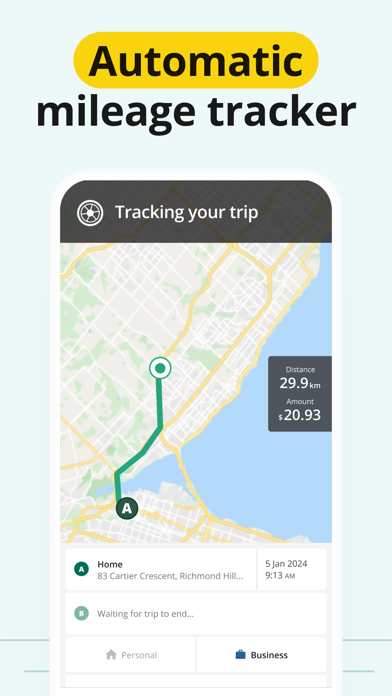 Mileage Tracker by Driversnote poster