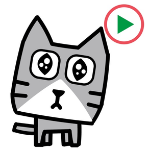 KAKU Cat 2 Animation Sticker