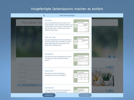 FreeSite – Website-Ersteller Plakat