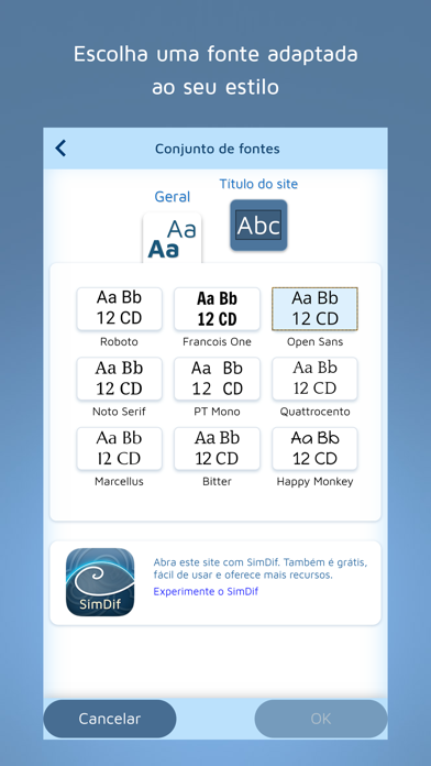 FreeSite – Criador de Sites Cartaz