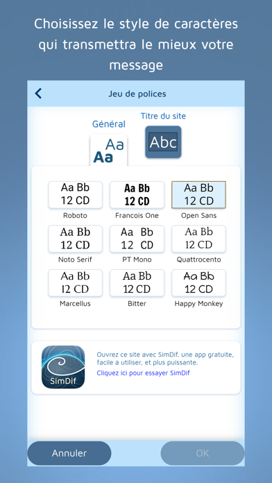 FreeSite, créateur de site web Affiche