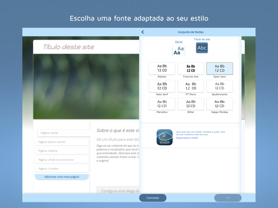 FreeSite – Criador de Sites Cartaz
