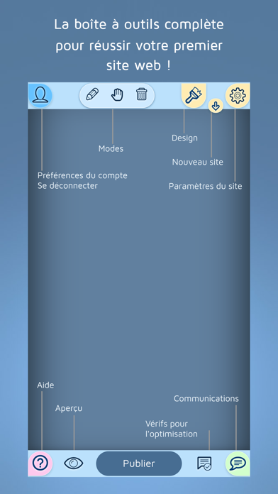 FreeSite, créateur de site web Affiche