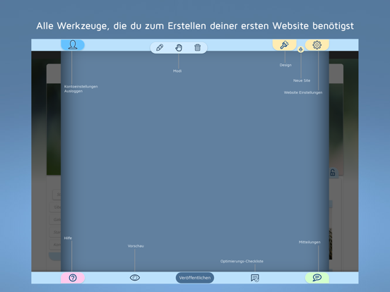 FreeSite – Website-Ersteller Plakat