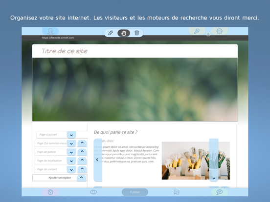 FreeSite, créateur de site web Affiche