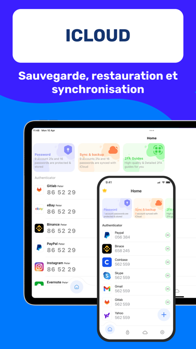 Authenticator App-2FA・OTP・TOTP Affiche
