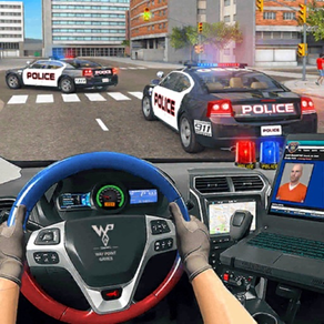conducción coches policía 3d