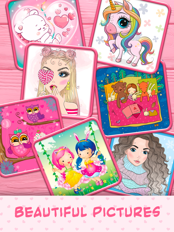 Jigsaw puzzles for girls for iOS (iPhone/iPad/iPod touch) Free