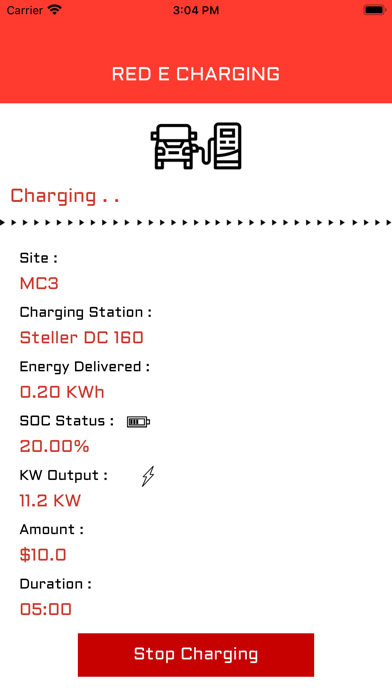 Red E Charge poster